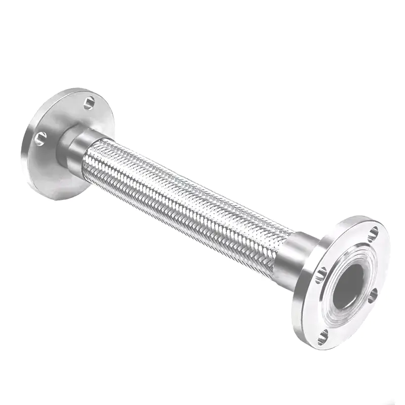 Joint de dilatation ondulé à compensateur métallique flexible